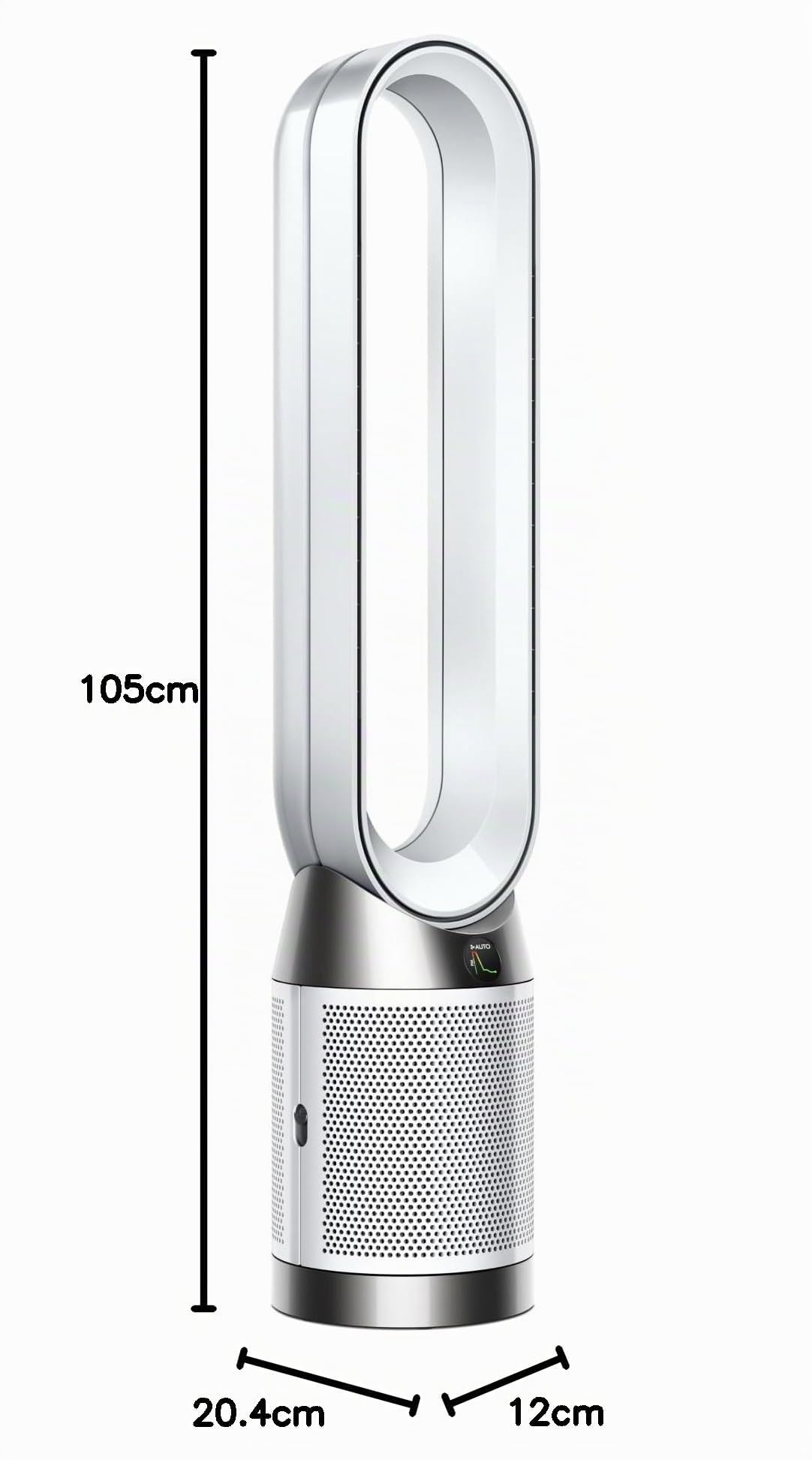 Dyson Purifier Cool™ PC1 Ventilatore a Torre con Purificatore d’Aria – Raffrescamento Potente e Purificazione dell’Aria in Tutto l’Ambiente, Controllo tramite App e Telecomando, Oscillazione a 350°