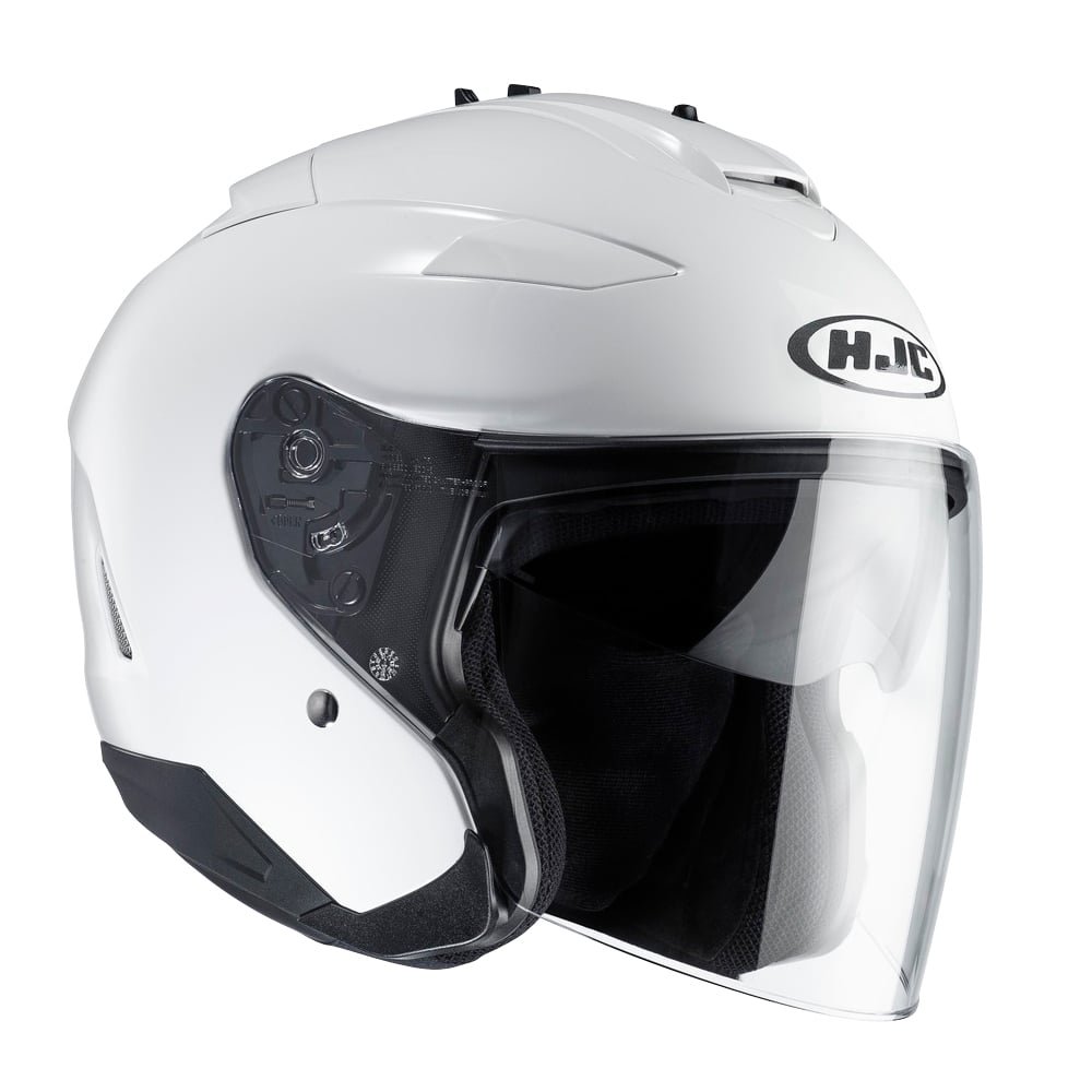 HJC IS-33 II Open Face Helmet With Visor - White XS - 54cm : HJC