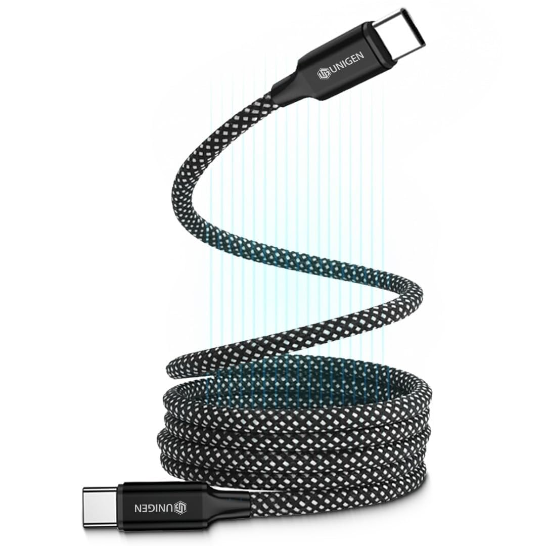 UNIGEN 1.5M USB Type C to Lightening 27W Fast Charging Nylon Braided USB Cable C Cable For iPhone 14,14 Pro,14 Pro Max, iPhone 13 Series,12,12 Pro,11,11 Pro Max iPhone 12 Mini, X, 8 Fast Data Transfer — Amazon image 9