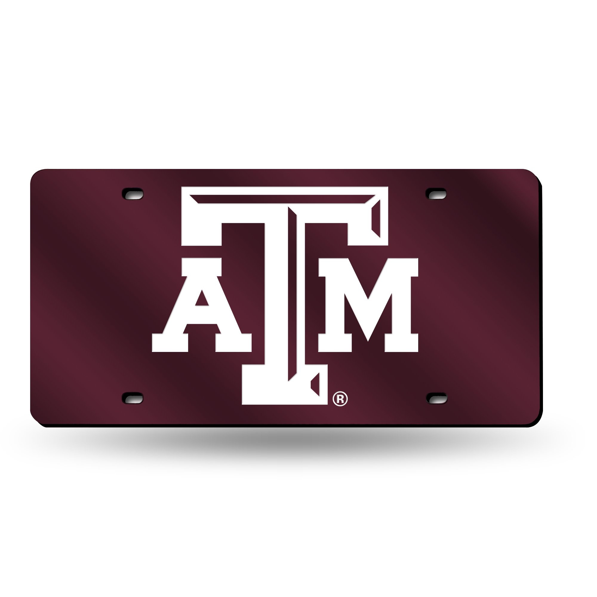Rico Industries NCAA Texas A&M Aggies Laser Inlaid Metal License Plate Tag