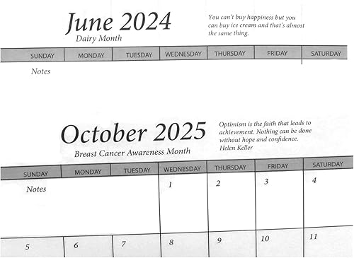 Miniatura 3 de Calendario de bolsillo con bloc de notas de 2 años 2024 y 2025 (noche estrellada)