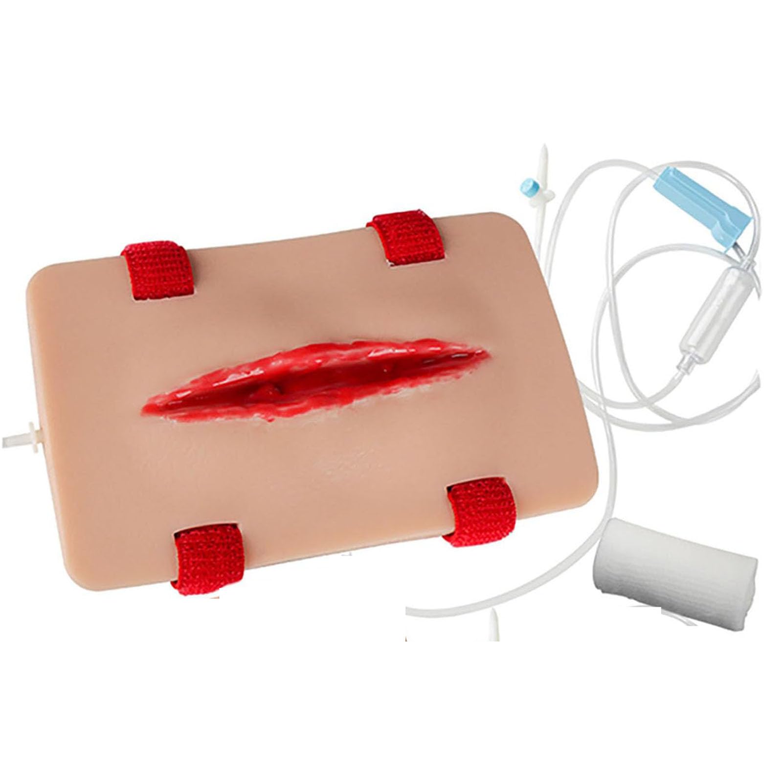 GNbow Wound Packing Trainer, Laceration Simulator, Wearable design, Simulates Bleeding Scenarios for Suturing Exercises, for Medical Course Teaching and First Aid Training Programs