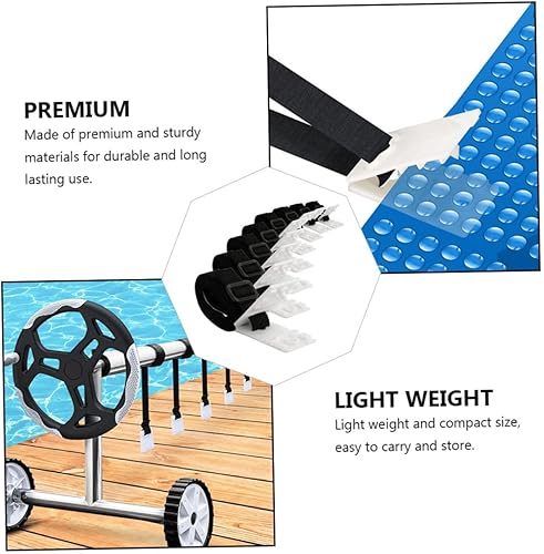 Miniatura 5 de Yardwe 1 juego de carrete de piscina inflable para piscinas, toldo para toldo, kit de tornillos, cubierta solar, accesorio para carrete, hebillas,