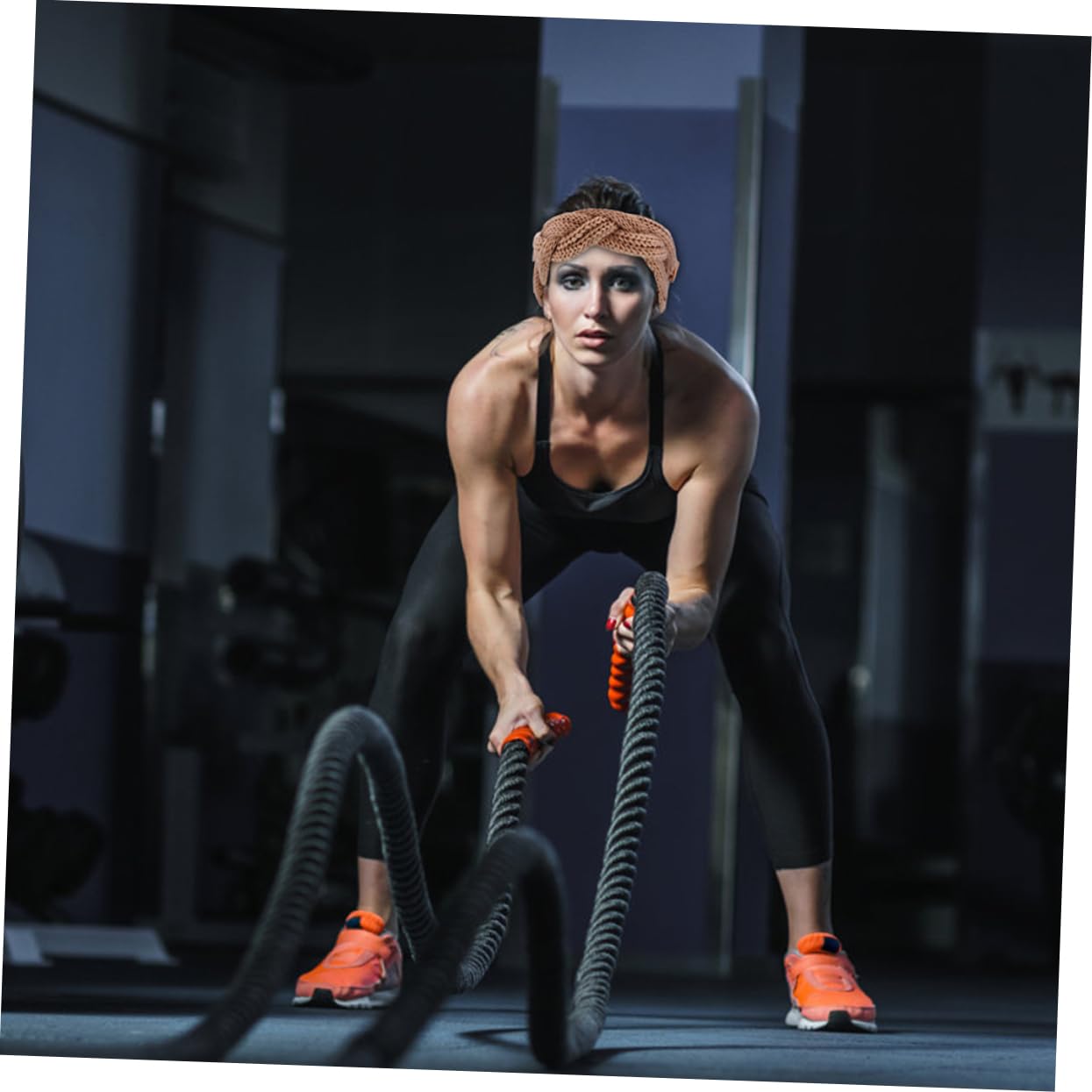 WRITWAA 4pcs Knitted Warmer Headband Ear Warmers for Knit Wrap Hair Band with Buttons Comfortable Wool Material Stylish Fashion Accessory for Women Random Color