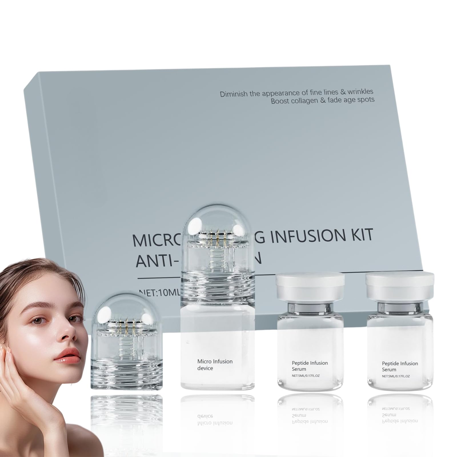 Micro Infusion Facial System, Micro Infusion System Anti-Aging Serum Set