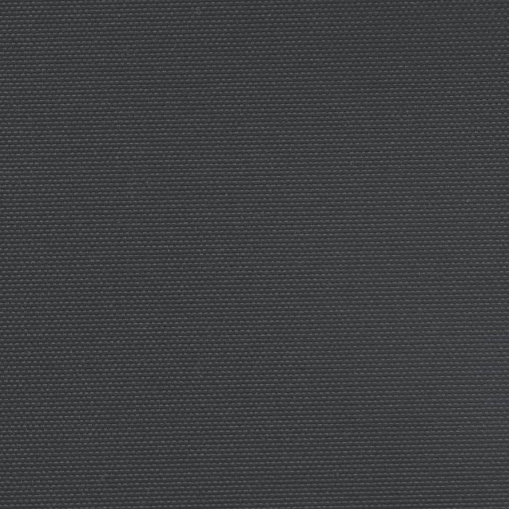 Markiza boczna wysuwana, czarna, 100 x 300 cm, balkonowa, wysuwana markiza boczna, ochrona przed wiatrem, tarasem, markiza boczna na balkon