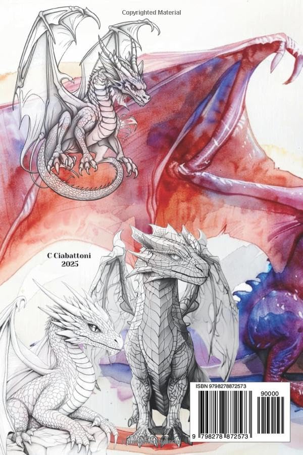 Miniatura 2 de The Art of Dragons Majestic Beasts of Myth to Color (Pocket-Sized Coloring Books (6x9 Edition))