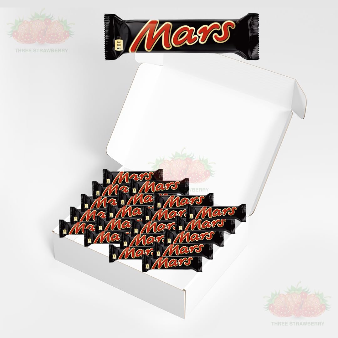 Mars Chocolate Bars, with Caramel, Nougat and Milk Chocolate Bulk Box x 20 (Half Box)