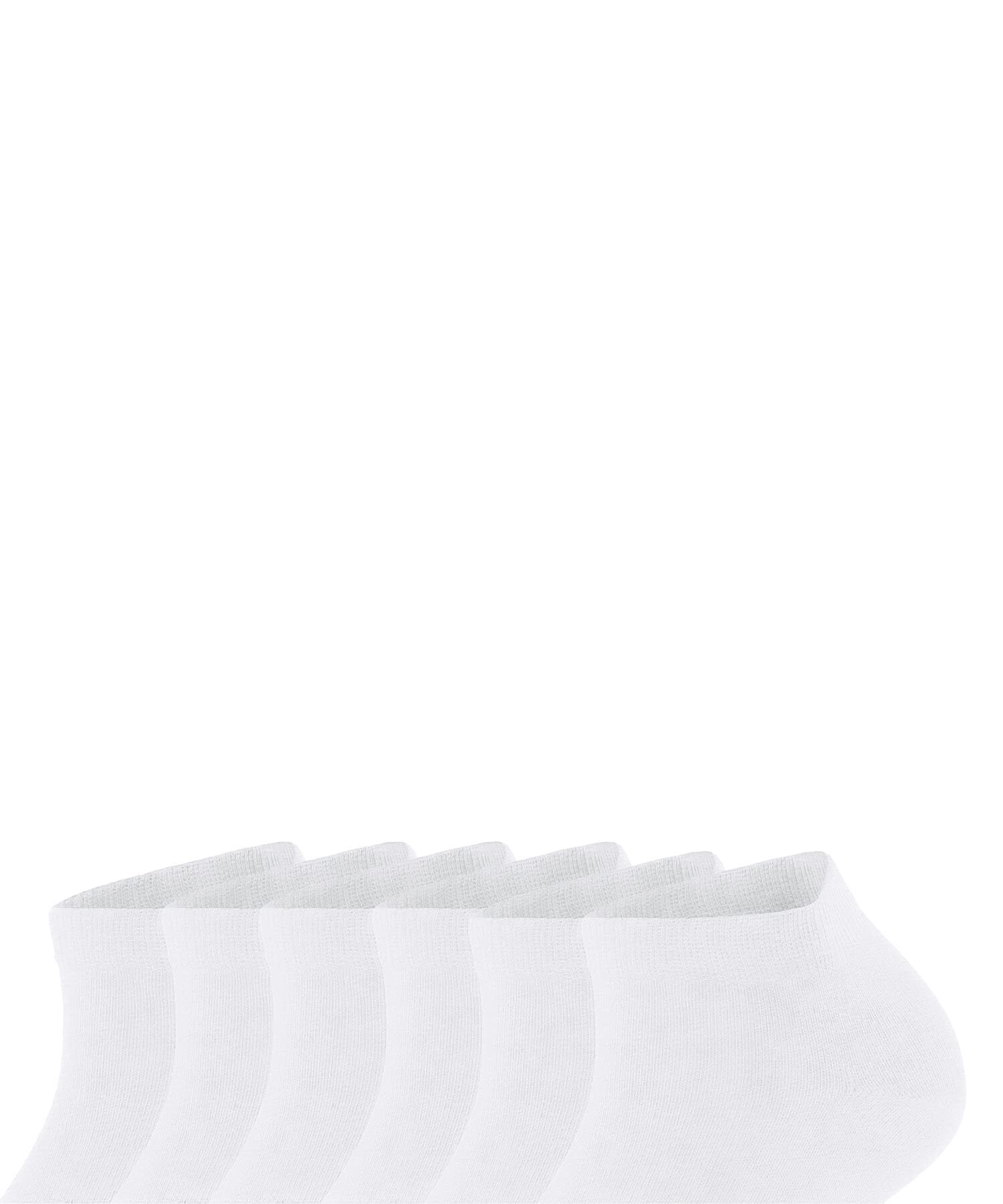 FALKE femme Happy 6-Pack socquettes respirantes coton chaussettes basses renforcées douces sur la peau couture plate aux orteils unies pour tous usages multipack lot de 6 paires