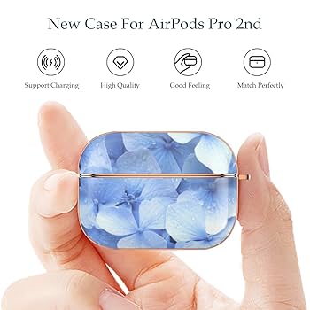 あじさい　2点 Amazon | AirPods Pro2ケース 紫陽花柄 あじさい柄 アジサイ柄