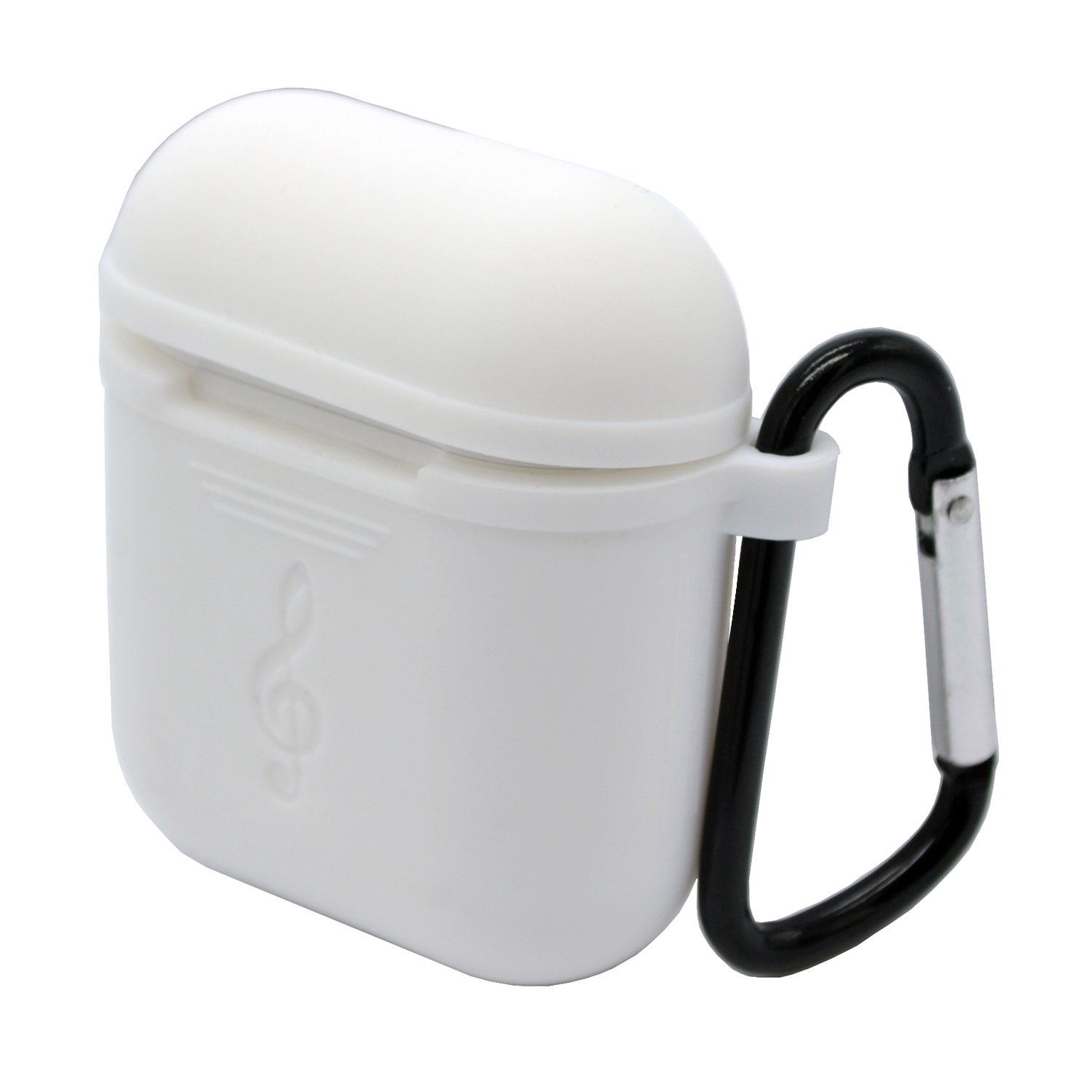 AirPods Case for Apple Airpods Charging Case Protective Silicone Cover and Skin (White)