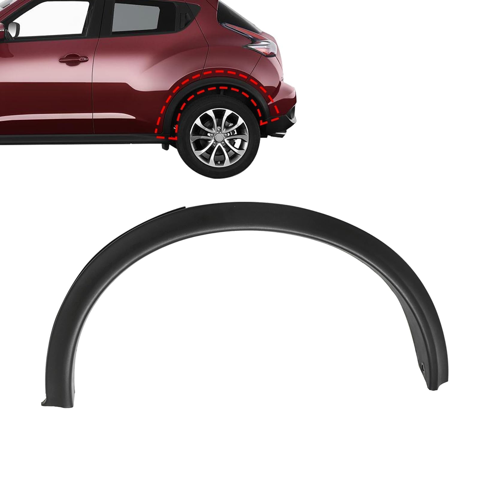 Amazon.com: Sekeseauto 78861-1KA0A Fender Flare Trim Fit for