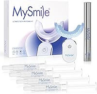 Vista 1 de MySmile Kit de blanqueamiento dental de lujo de 10 minutos con 28 luces LED, gel blanqueador de dientes con peróxido de carbamida al 35%, ayuda a