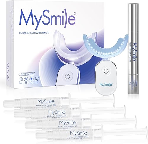 MySmile Deluxe 10 Min Teeth Whitening Kit with 28 LED — bottom and base construction detail