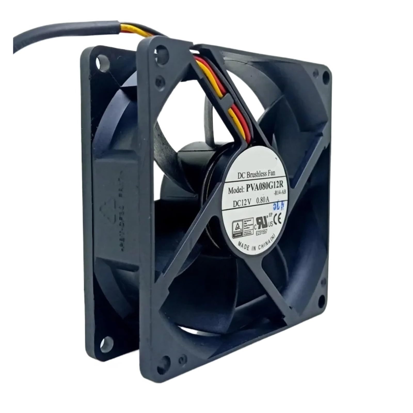 ANERTQUIH PVA080G12R 8025 12V 0.80A 3-pin 8cm Cooling Fan