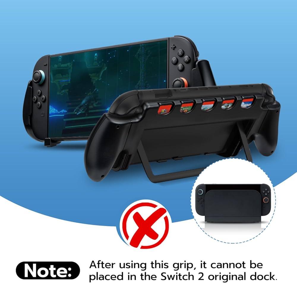 Amazon.com: Mcbazel Console Grip with 5 Game Slots