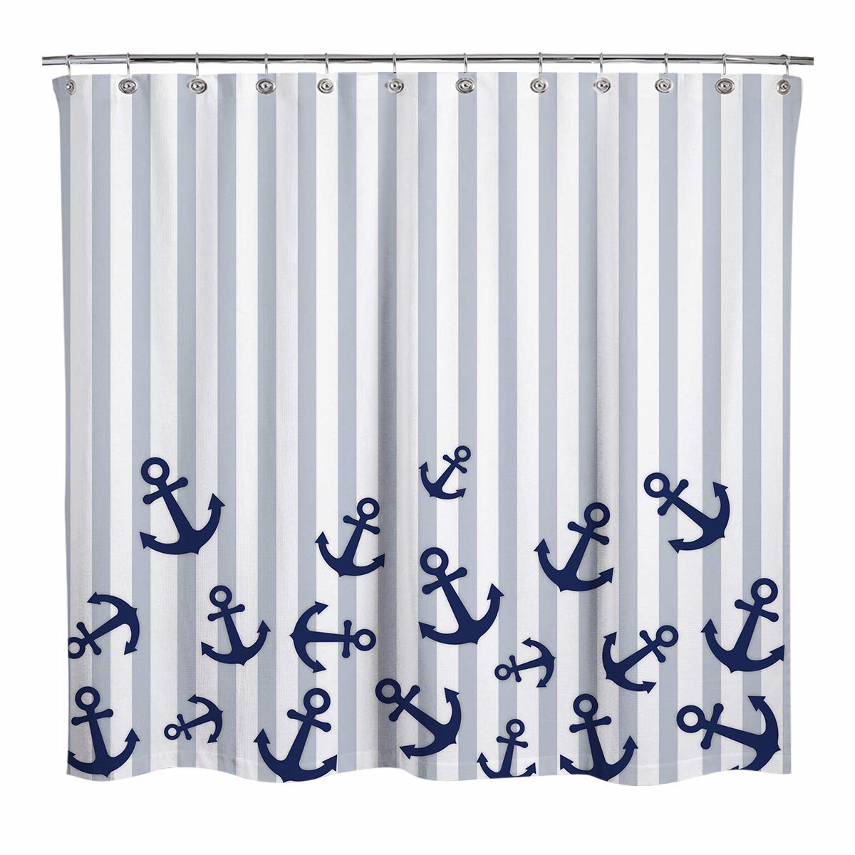 Nautical Fabric Shower Curtains Curtains & Drapes