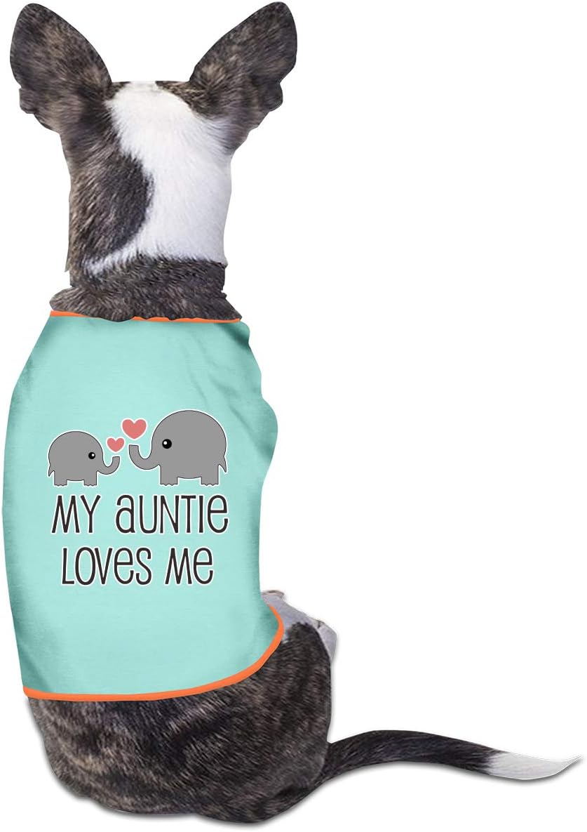 Dog Clothes My Aunt Loves Me Dog Shirts Pet Vest
