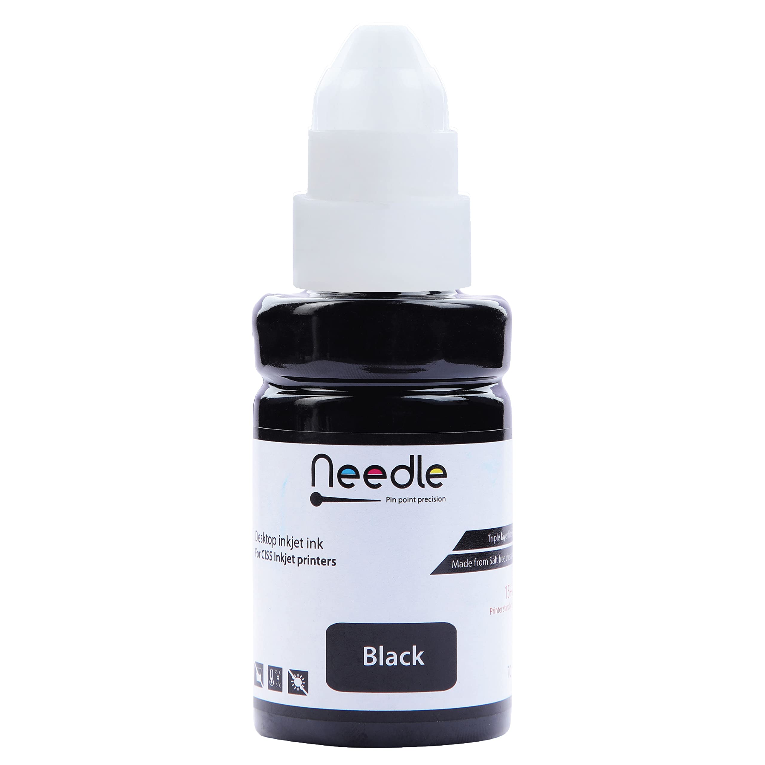 Needle High Yield GI790 / GI 790 Inkjet Ink Tank Refill Compatible for Canon G1000, G1010, G2000, G2010, G3000, G3010, G4000, G4010 CISS Ink Tank Printers ((70 ml, Black) (B0B15BQFTL) Amazon Price History, Amazon Price Tracker