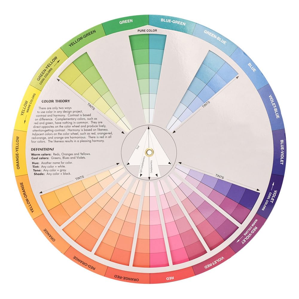 Generic Paint Color Wheel, 12 x 12 inches