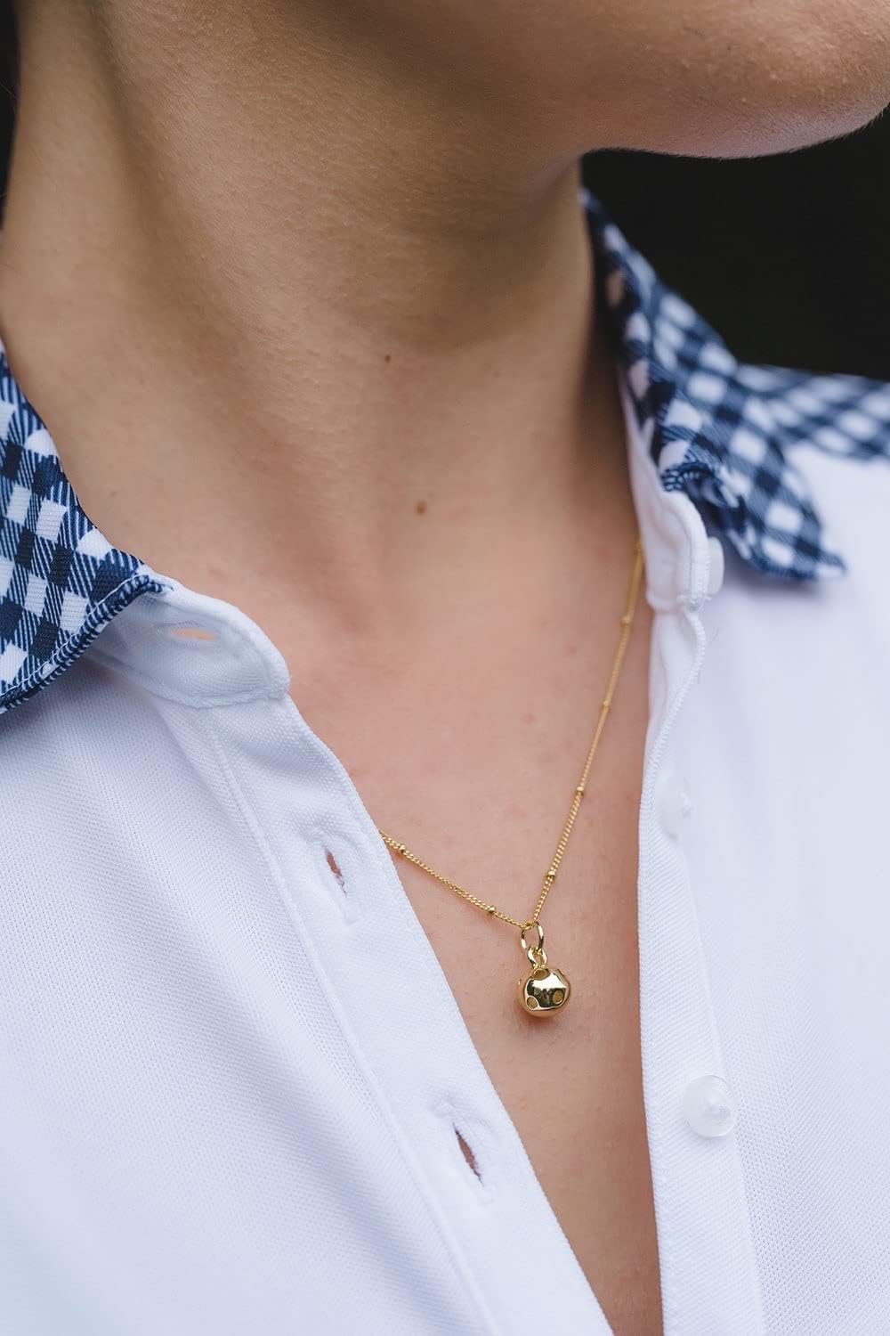 Chelsea Charles Pickleball Charm Necklace, Fashion Jewelry Gift for Women - Image 2