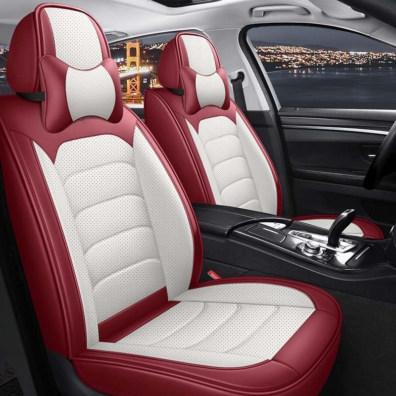 Housse Siege Voiture Cuir PU Haut de Gamme Confortable pour VW Phaeton