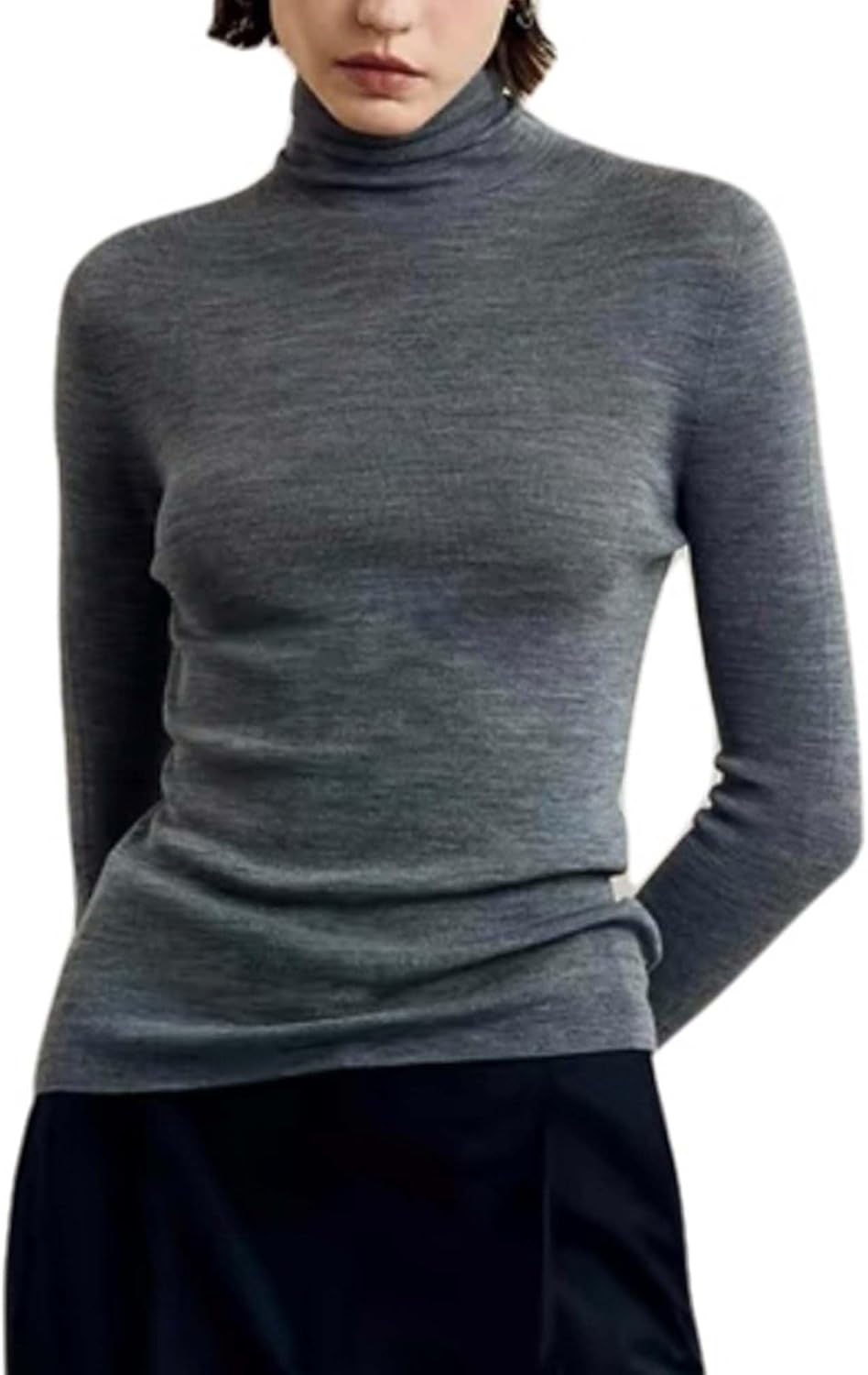 100% Full Hair, Ultra-fine Wool, Spinning, Wireless, One Piece, Machine Washable, Winter Warm Inner Sweater