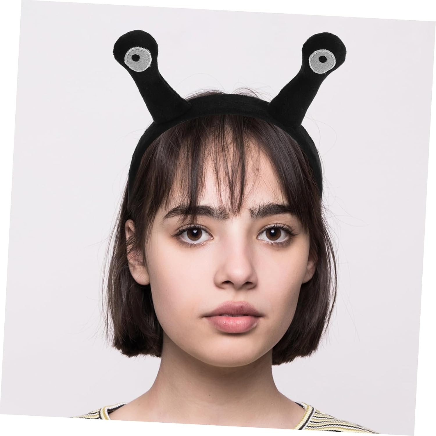 minkissy Headband Funny Eye Headband, Alien Tentacles Headdress Antenna Design Hair Hoops Alien Eye Plush Headpiece For Halloween Christmas Masquerade Party Womens Headbands
