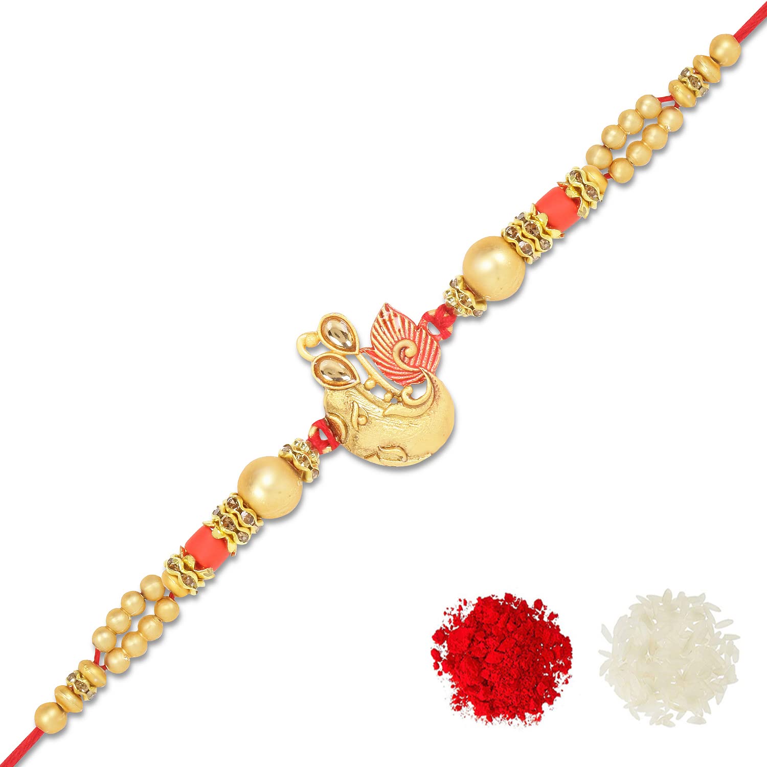 See full amazon price history chart for Riddhika Ventures Glorious Gold Plated Om and Diamond Ring Rakhi (Bracelet) with Roli Chawal and Greeting Card (K5) Riddhika Ventures Glorious Gold Plated Om and Diamond Ring Rakhi (Bracelet) with Roli Chawal and Greeting Card (K5) (B08BLXJGCQ) Amazon Price History, Amazon Price Tracker