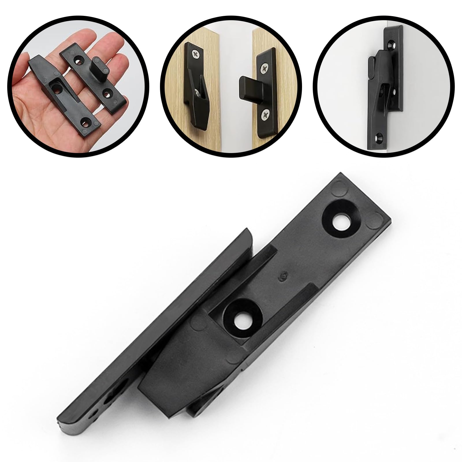 10Pcs Concealed Plinth Fasteners Panel Clips Wear Resistant Kick Board Plinth Clips Polished Edge Furniture Board Connector for Quick Mount Fasteners - Image 3