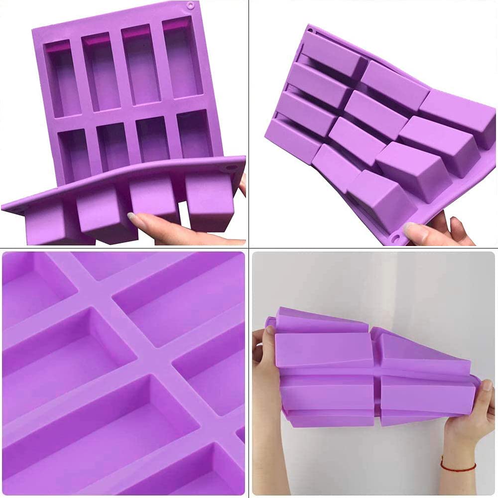 XINTANGXIA 2 stuks siliconen bakvorm, vierkante bakvormen met antiaanbaklaag, 20 cm bakvorm, rechthoekig, taartvorm voor brownies, cheesecakes, brood, gratineren XINTANGXIA 2 stuks siliconen bakvorm, vierkante bakvormen met antiaanbaklaag, 20 cm bakvorm, rechthoekig, taartvorm voor brownies, cheesecakes, brood, gratineren