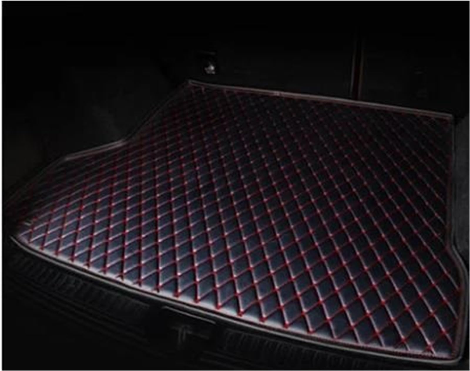 Vasca Custodia Per Baule Per Benz Per Gle Classe 2020 Bagagliaio Di Un'auto Personalizzata Zerbino Cargo Liner Vassoio Fodere Protector Pad Accessori(Black red 10)