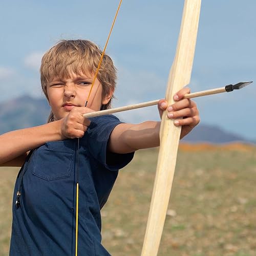 Miniatura 4 de Skylety 20 Pieces Wooden Arrows for Archery Soft Rubber Wooden Arrow Wooden Arrows Bows Rubber Toy Arrows Outdoor Halloween Cosplay Costume