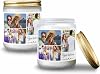 Custom Candle with Photo Personalized Handmade 16oz Soy Wax Candles Customized Name Aromatherapy Scented Candles for Family Friend Bestie Anniversary Birthday Wedding Home Decor Gifts