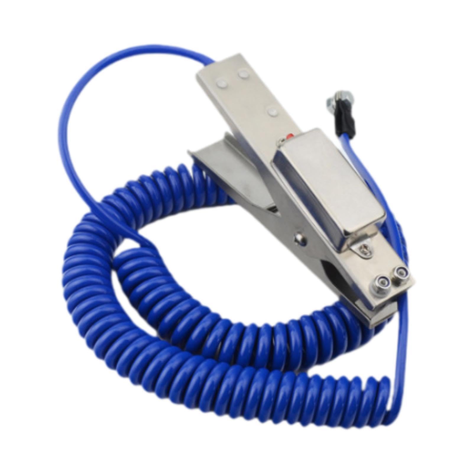 Static Grounding Clamp with 5M Spiral Wire Professional Aluminium Alloy Clip-image-28