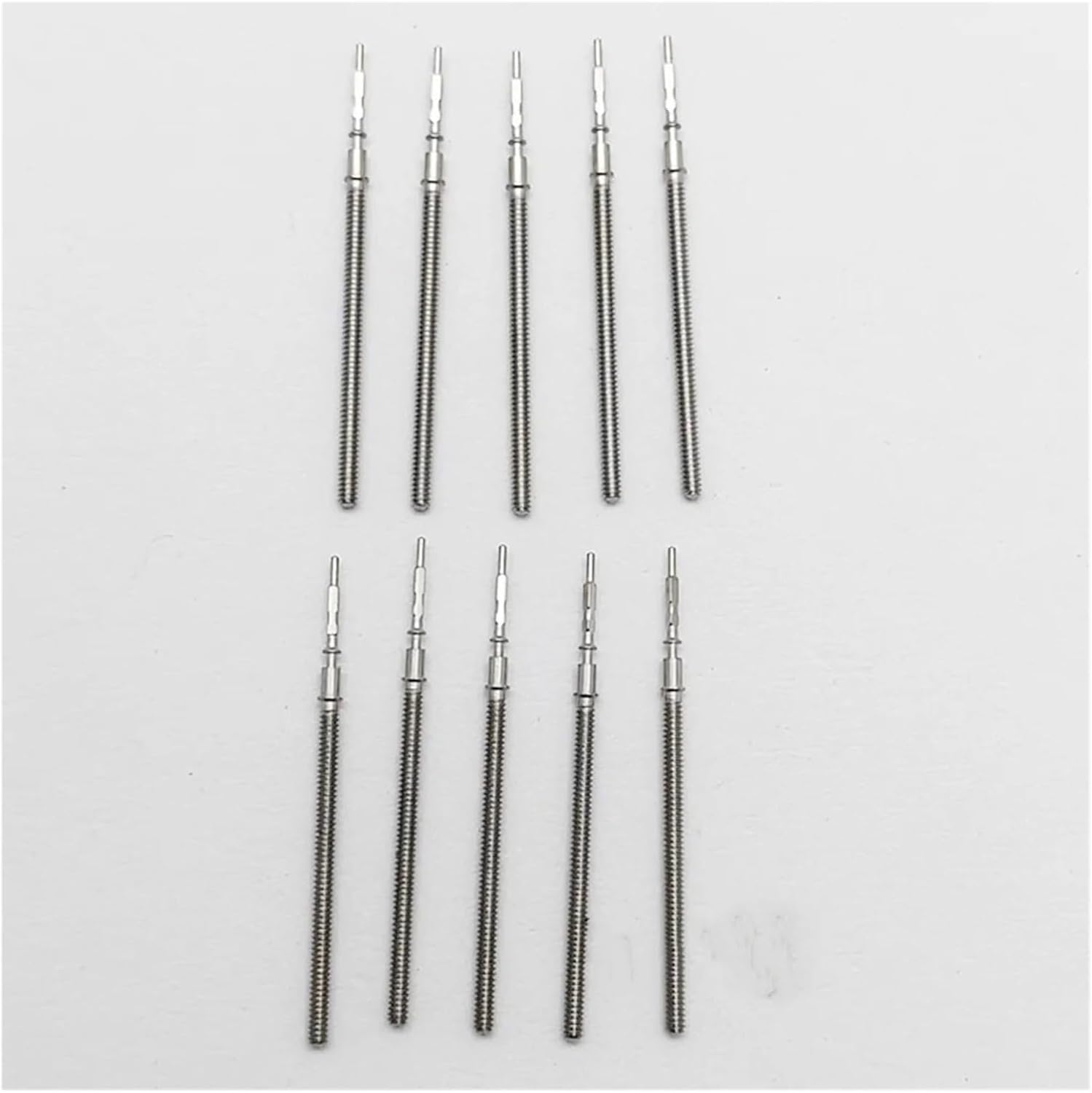 Metal Watch Winding Stem Replacement Steel Movement Kit Fit VH31 Crown