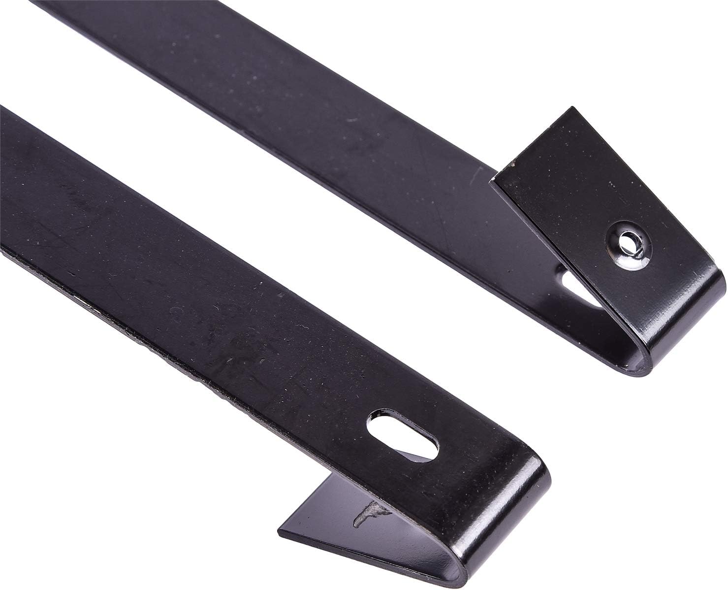Fuel Tank Straps for 1968-1972 GM A-Body Cars | Black Electro-deposit Primer (EDP) Finish | Replaces OEM Part Number ST49 | Two Per Package