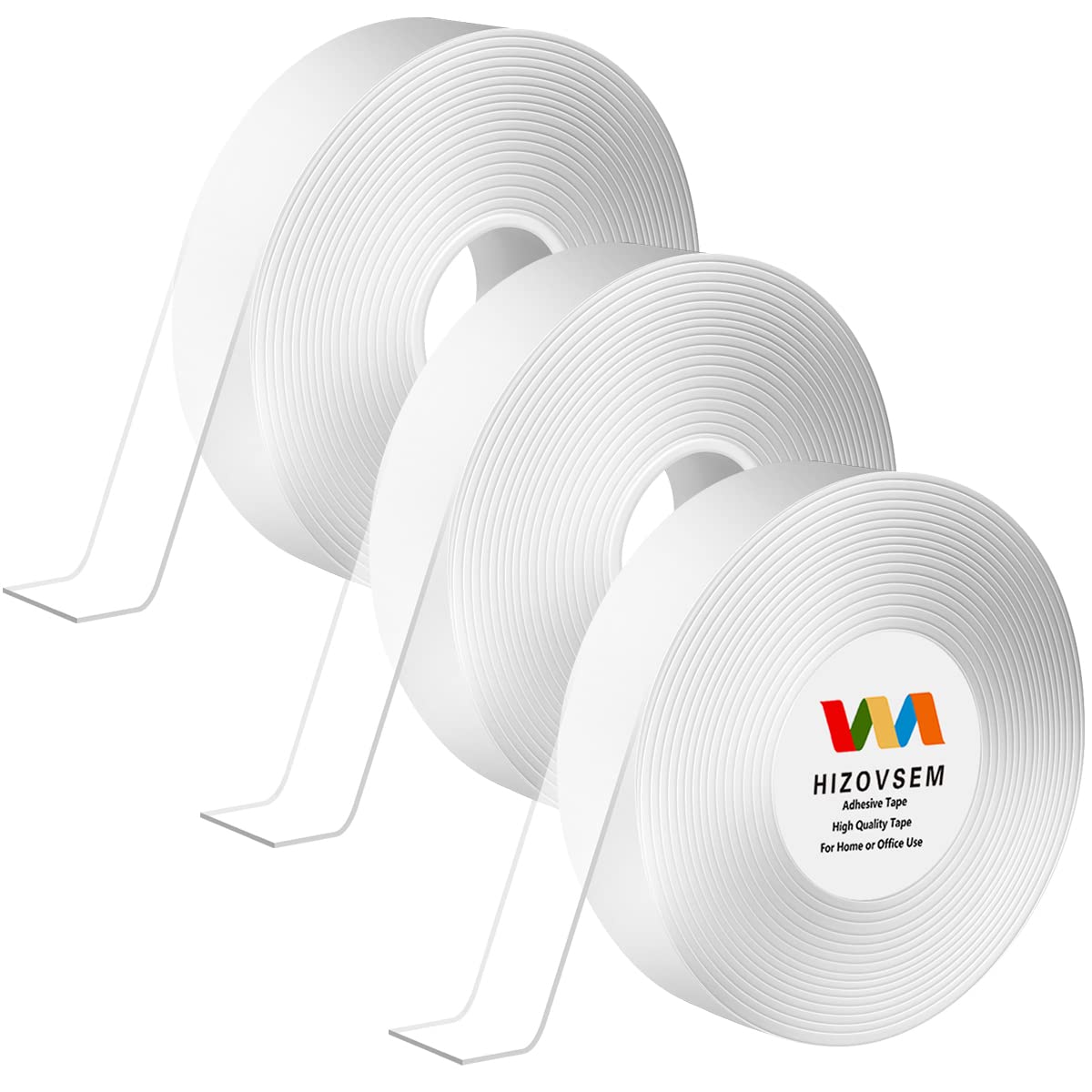 Nano Tape, [3 Roll/Total 30Ft] Double Sided Tape Heavy Duty, Endure 18