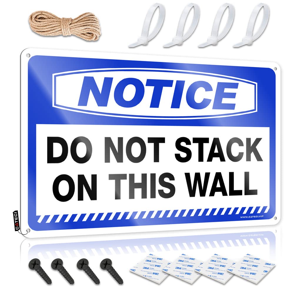 Pravoxi One Color Whiskey Signs For Home Bar Notice Do Not Stack On This Wall Tin Sign Small Sign Backyard Bar Decor