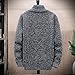 2023 Mens Sweaters Zip Up Big and Tall Long Sleeve Shawl Collar Cable Knit Cardigan Sweater Fashion Coat with Pockets Mens 4XL Big and Tall Winter Coat Dark Gray 2X