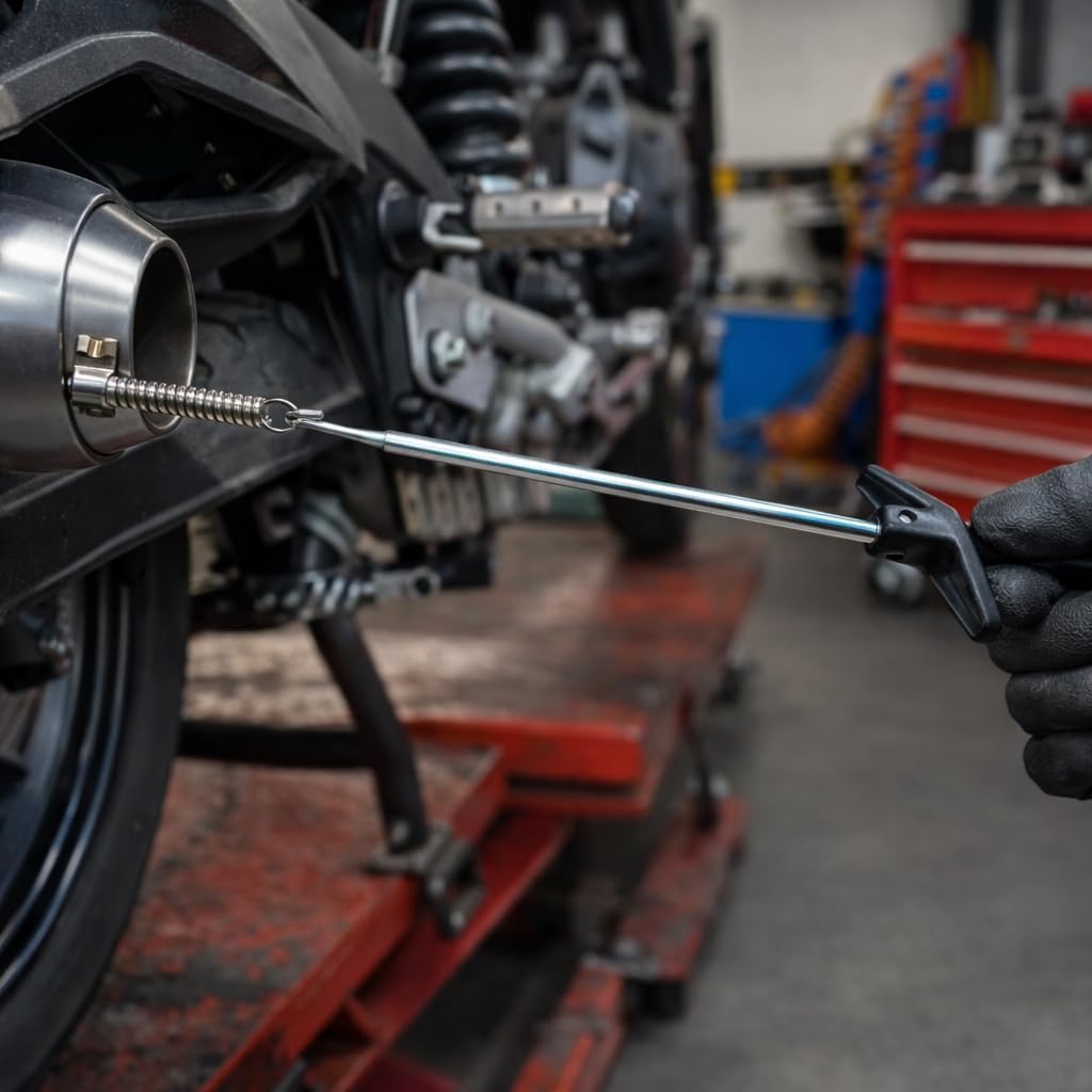 Spring Puller Tool, Portable Heavy Duty Brake Sidestand Hook for Automotive Repair Motorcycle Maintenance Mechanical DIY Projects