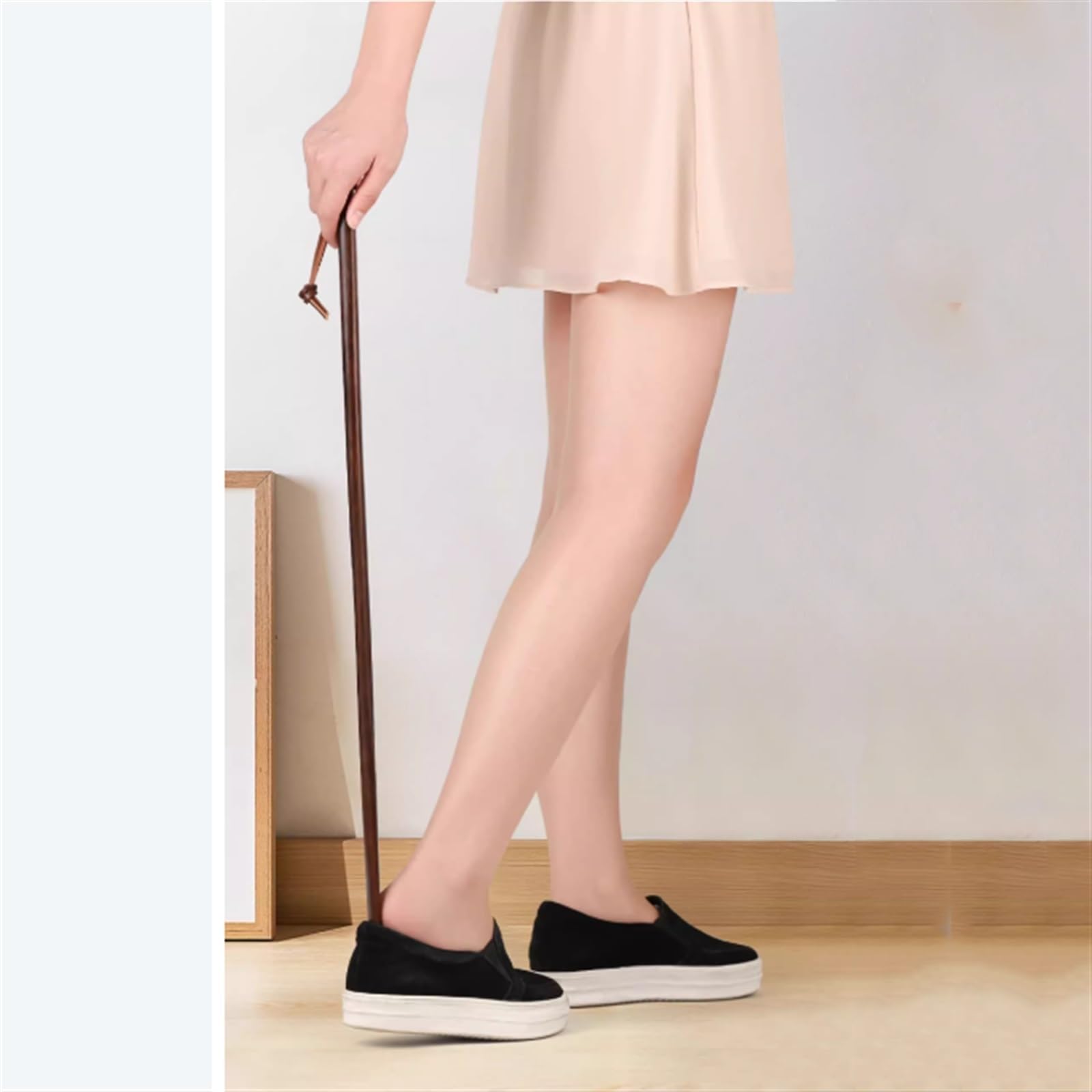 Długa łyżka do butów z długim uchwytem， Łyżki do butów Easy Wear Helper dla seniorów, mężczyzn i kobiet,