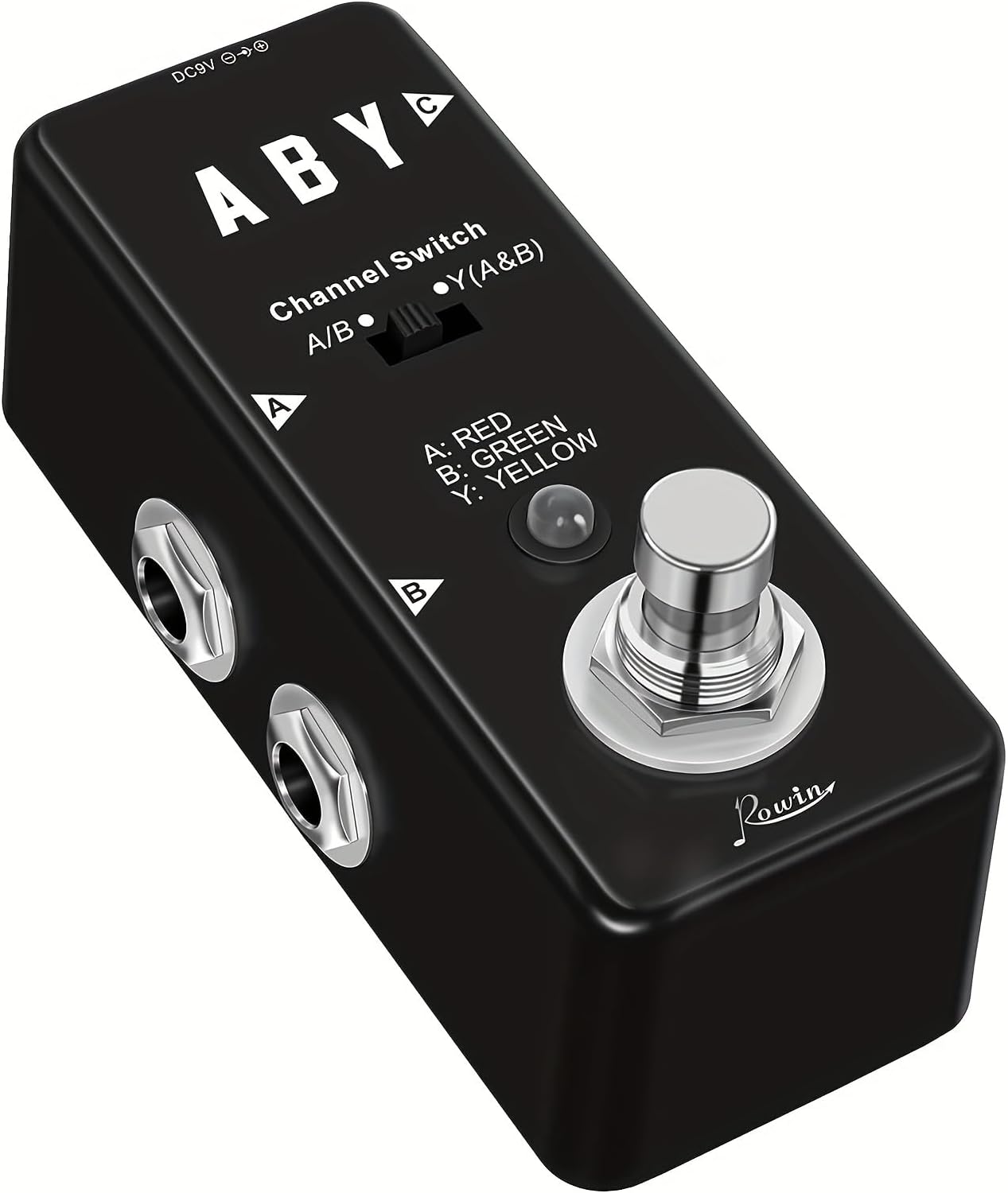 Vintage ABY Line Guitar Effect Pedal LEF-330 with True Bypass, Signal Switch, and Solid Construction