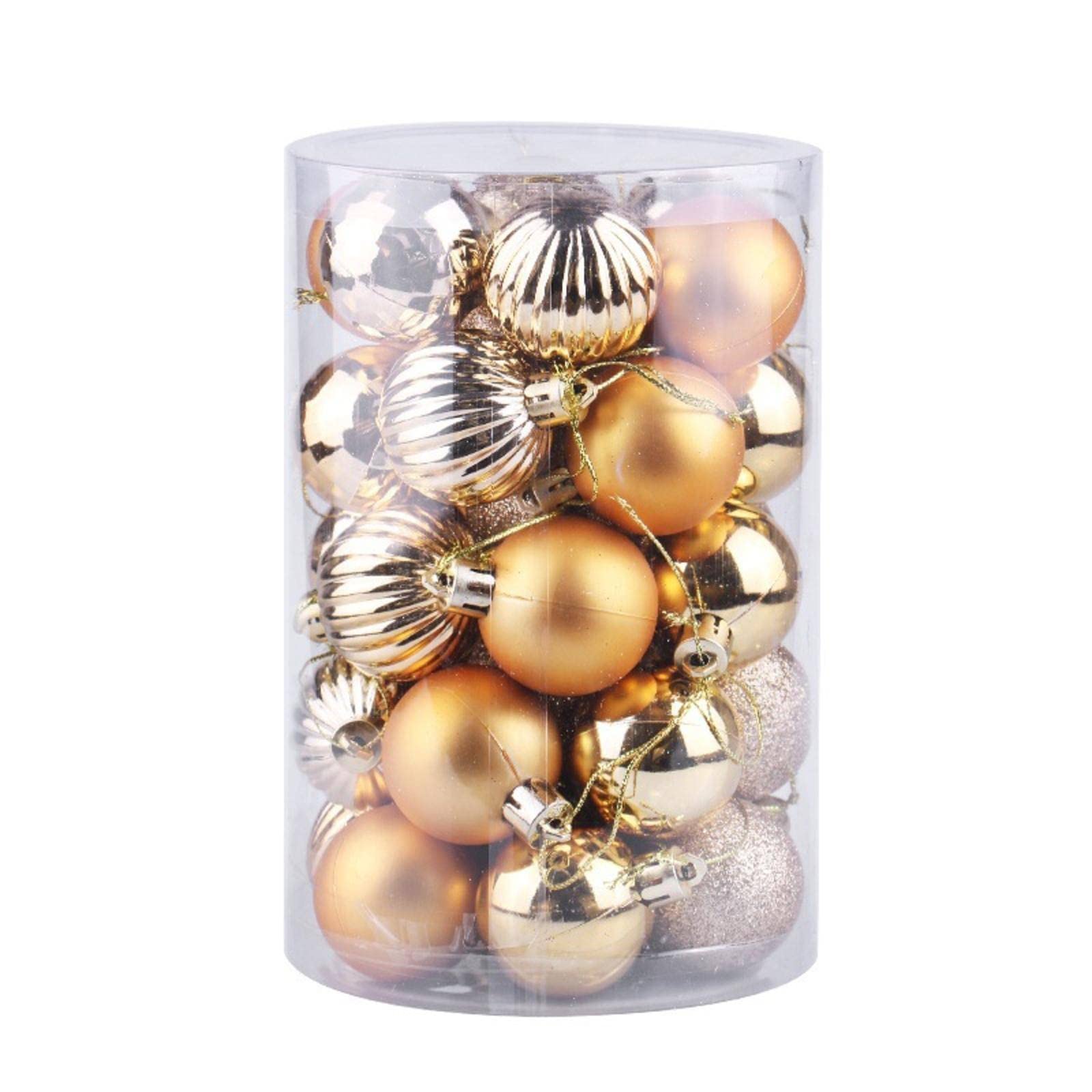 Boules de Noël 6 cm FARZI incassables pour un sapin sans danger ni casse