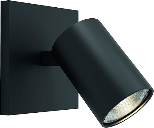 Astro Ascoli - Foco individual para interiores (negro mate) - Clasificación seca - Lámpara GU10, diseñada en Gran Bretaña - 1286120-3 años de