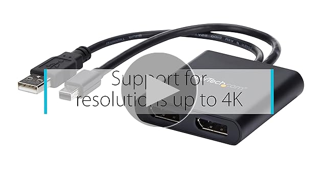 StarTech.com 2-Port Multi Monitor Adapter - Mini DisplayPort to 2X