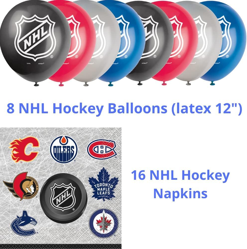 40 Assiettes De Fête Thème Hockey - 22,9cm, Papier Qualité Pour Anniversaire Enfant
