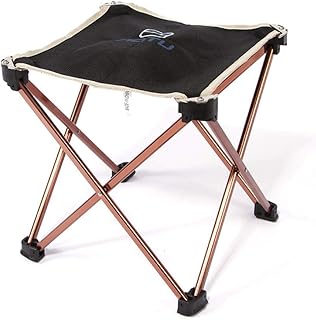 CQ Portátil Plegable Silla de Pesca Silla de Camping Asiento Aluminio Silla de Pesca para Aire Libre Picnic Barbacoa Silla de Playa
