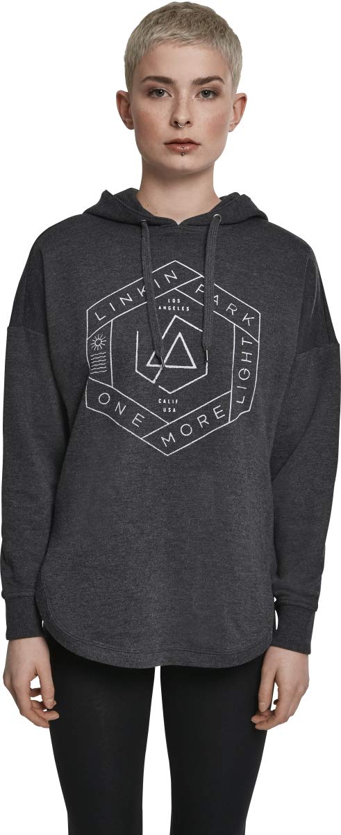 MERCHCODE Ladies Linkin Park Oml Oversize Hoody Felpa Donna (Pacco da 1)