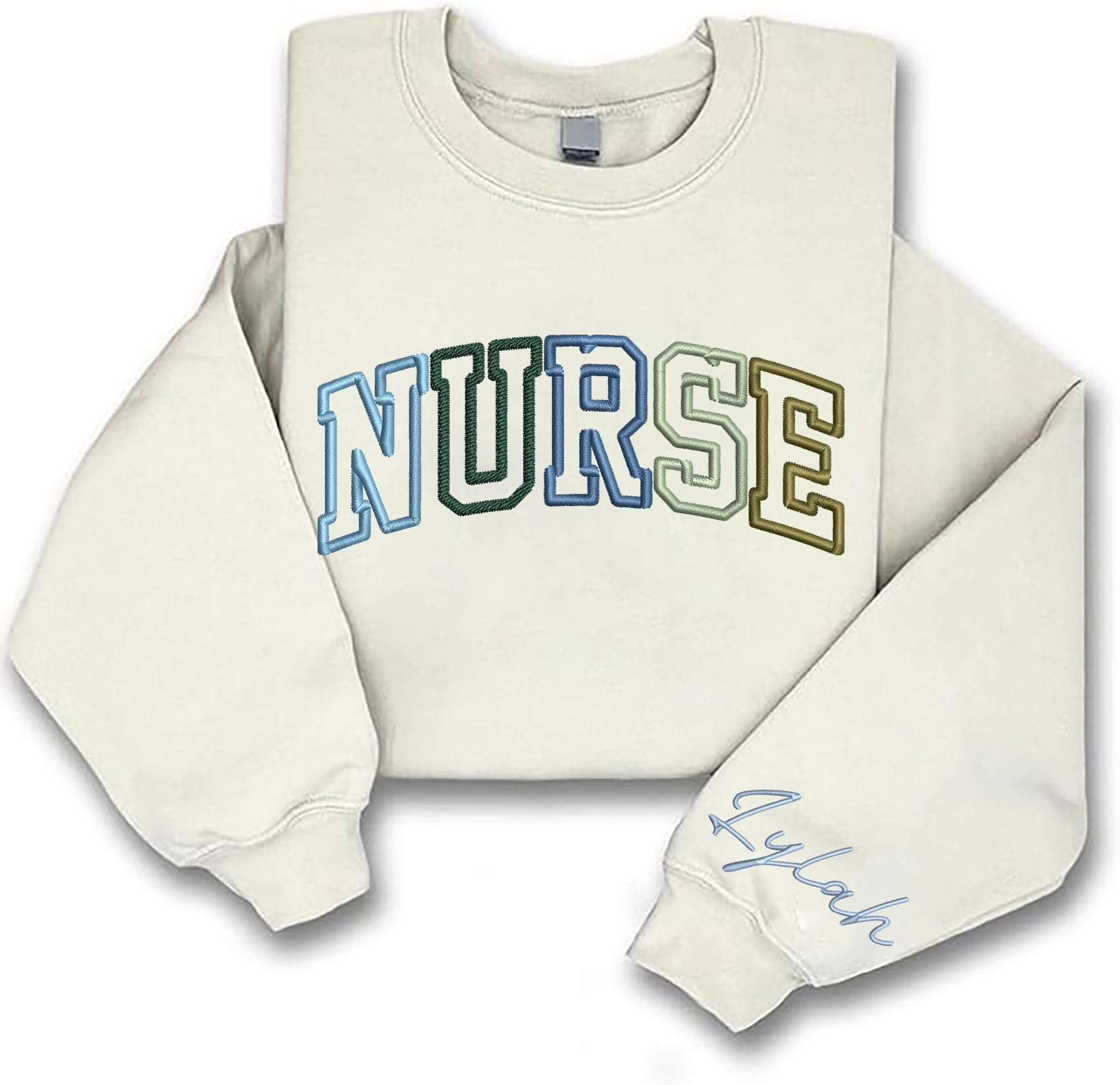 DILYPOD Custom Nurse Shirt, Student Gift, Personalized RN Sweatshirt, Graduation Supplies